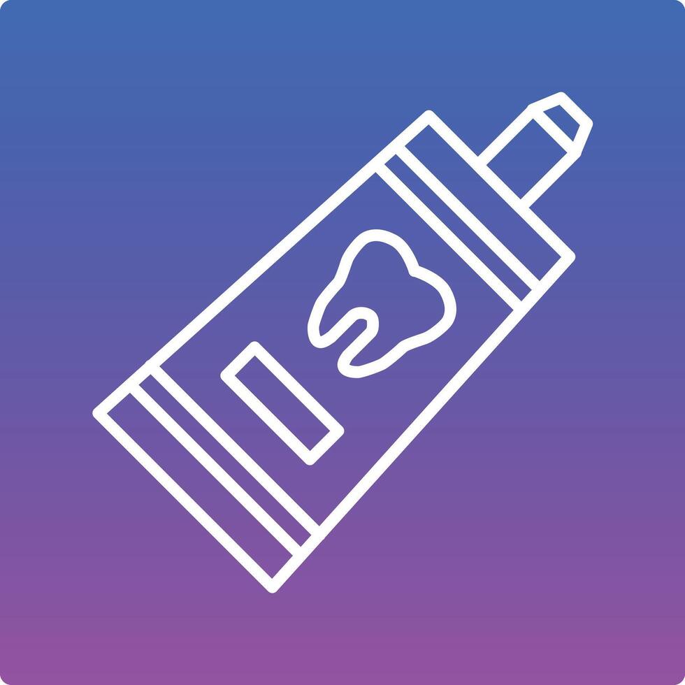 Tooth Paste Illustration Icon vector