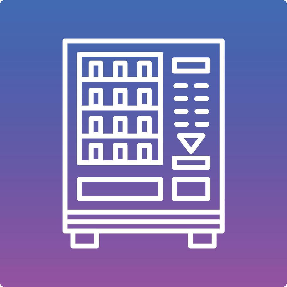 Vending Machine Illustration Icon vector