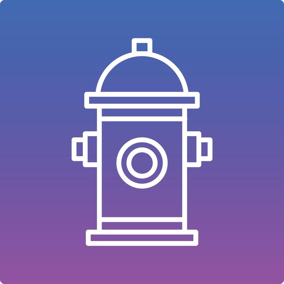 Hydrant Illustration Icon vector