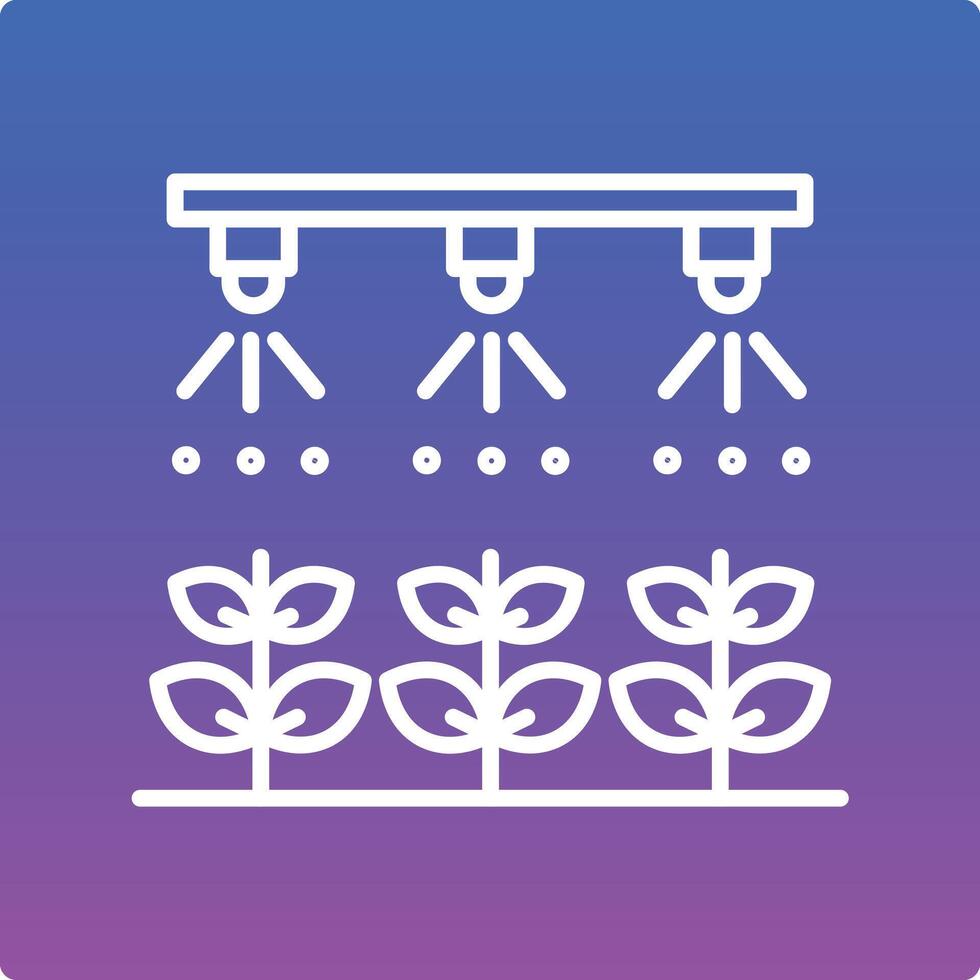Irrigation Illustration Icon vector