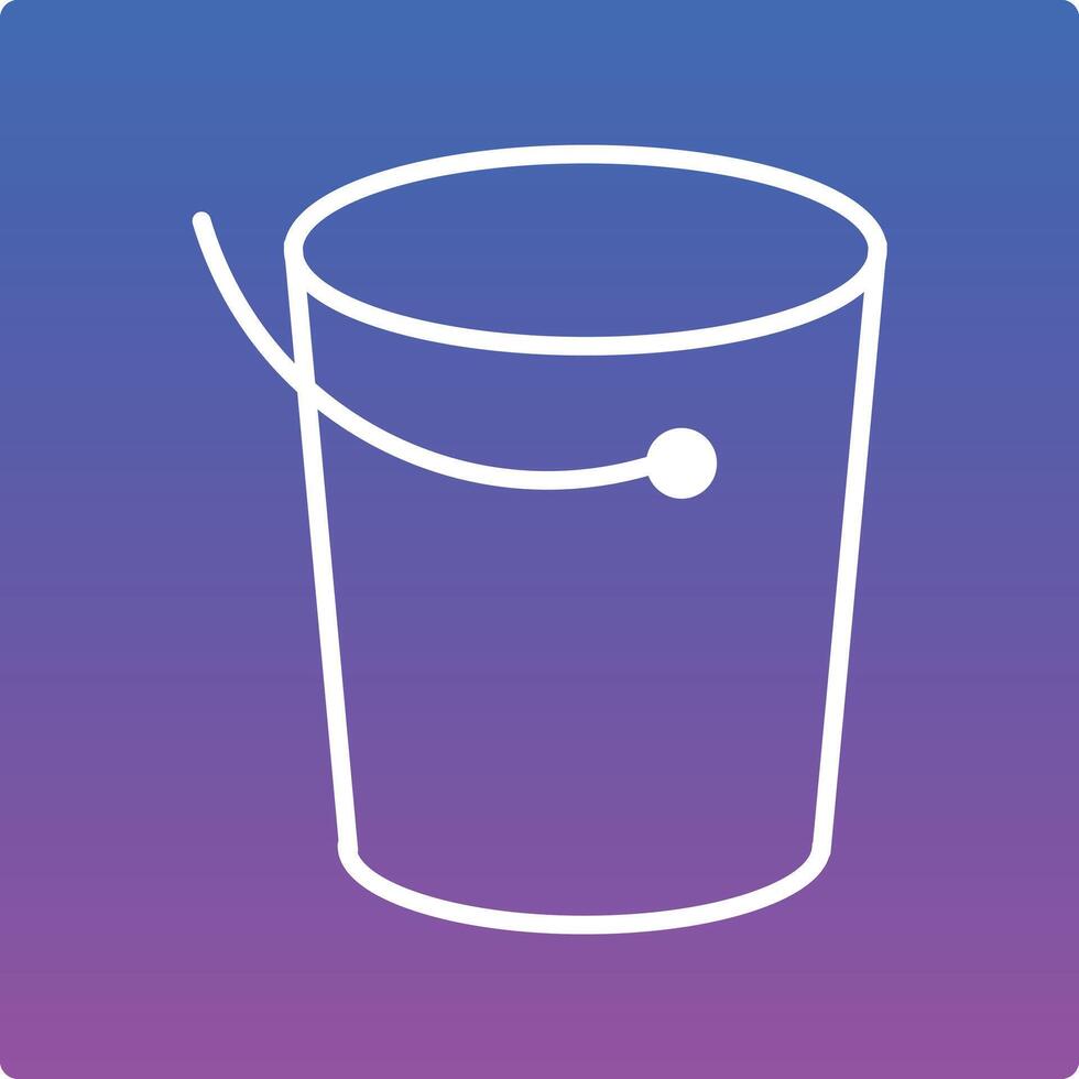 Bucket Illustration Icon vector