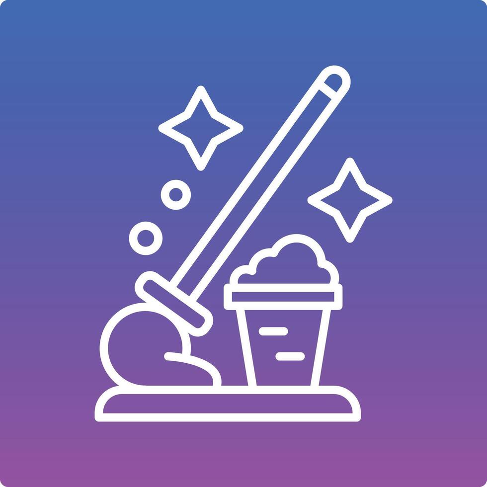Cleaning Illustration Icon vector