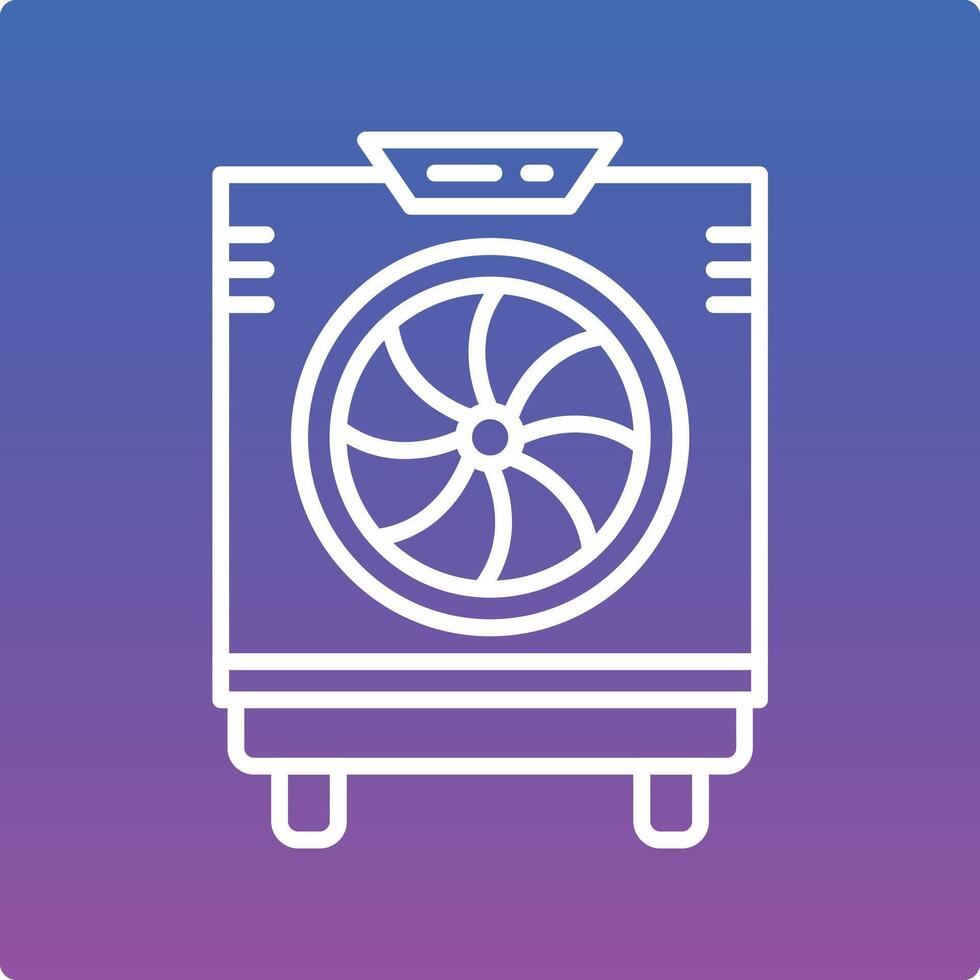 Cooler Illustration Icon vector