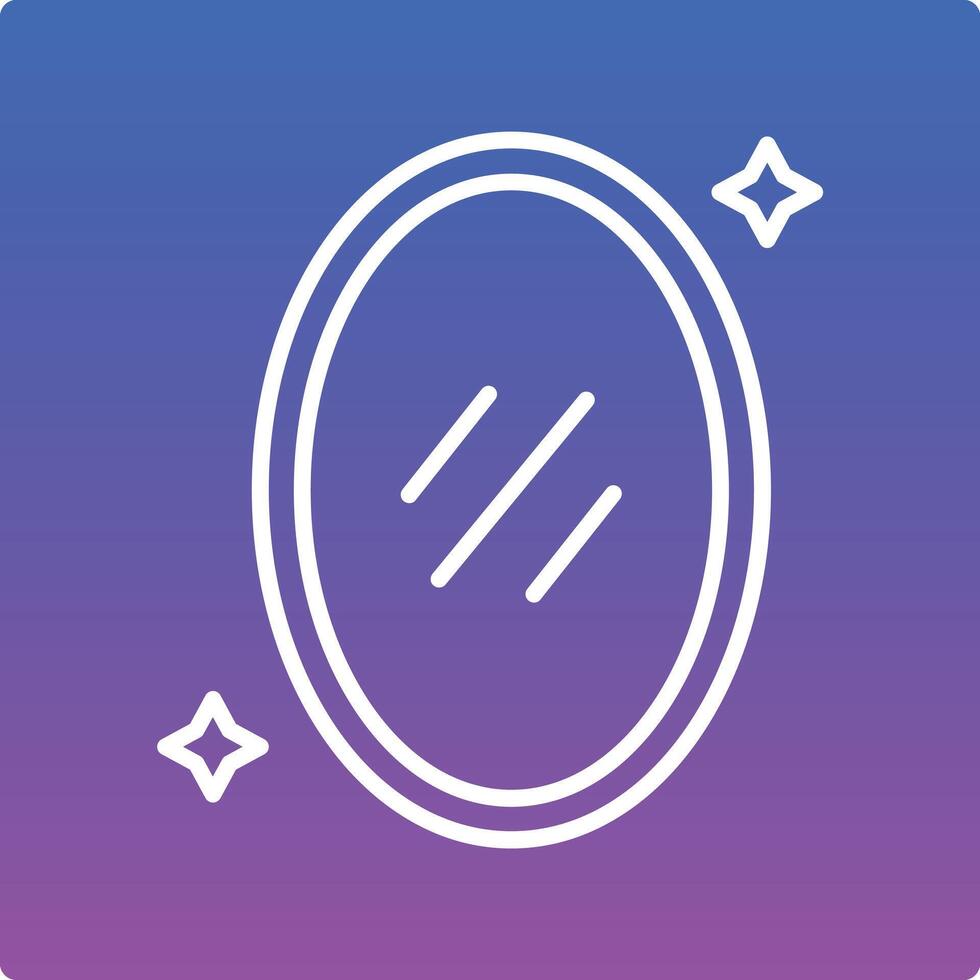 Mirror Illustration Icon vector