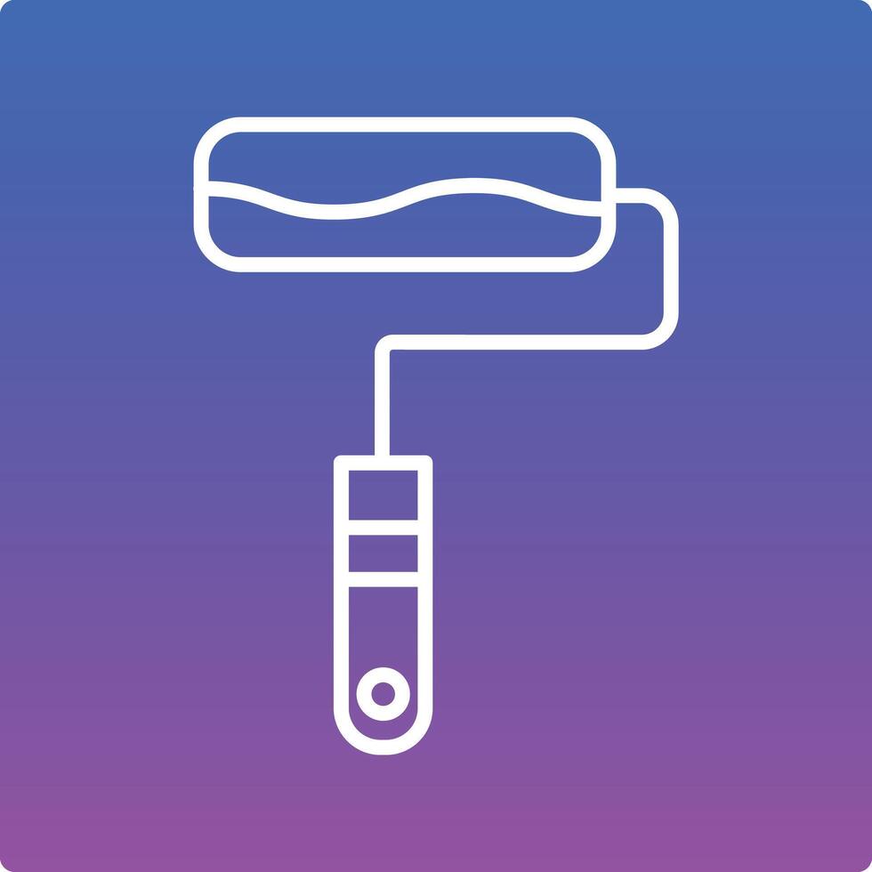 Paint Roller Illustration Icon vector