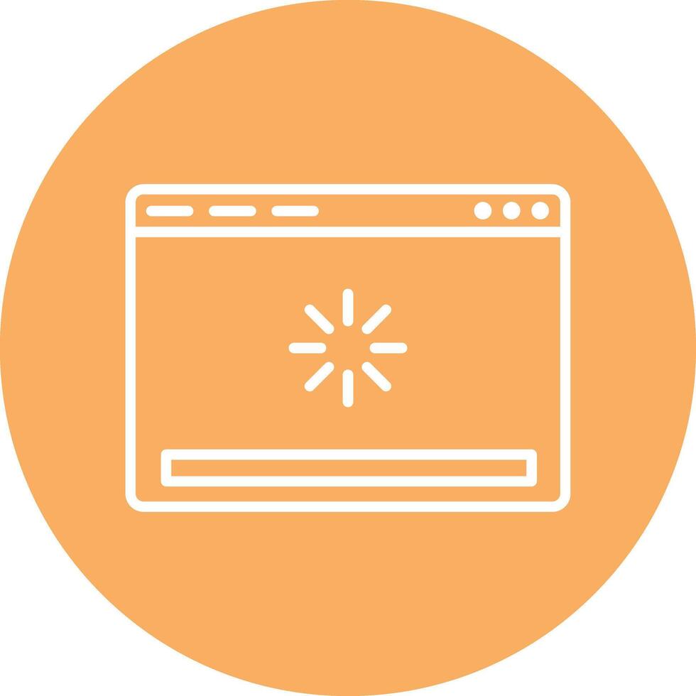 Web Loading Illustration Icon vector
