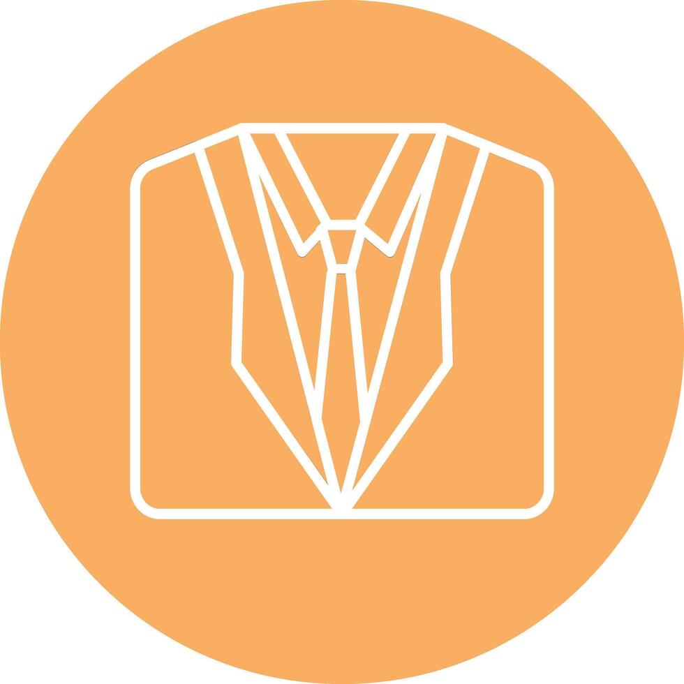 Business Coat Illustration Icon vector