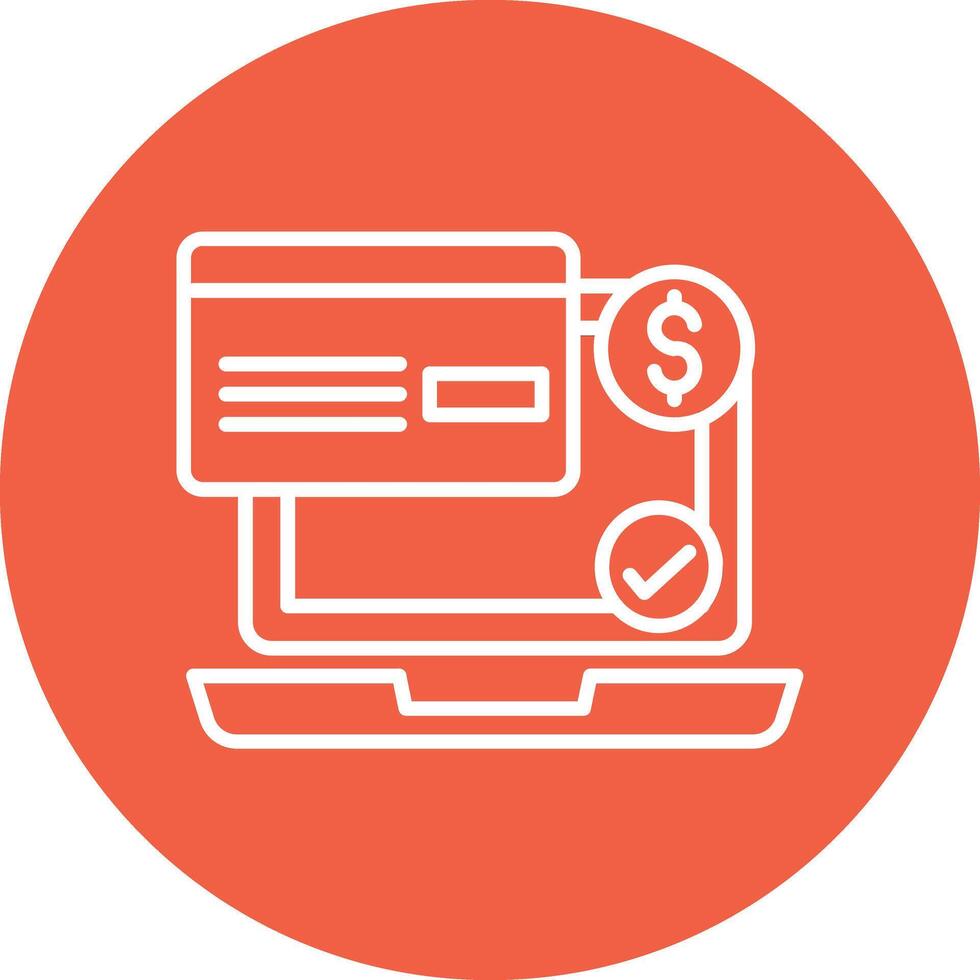 Online Payment Illustration Icon vector