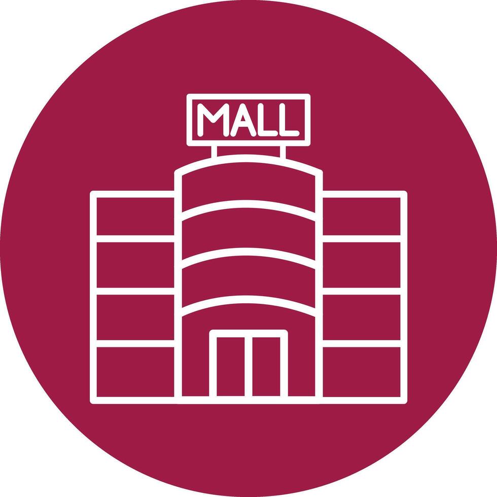 Mall Illustration Icon vector