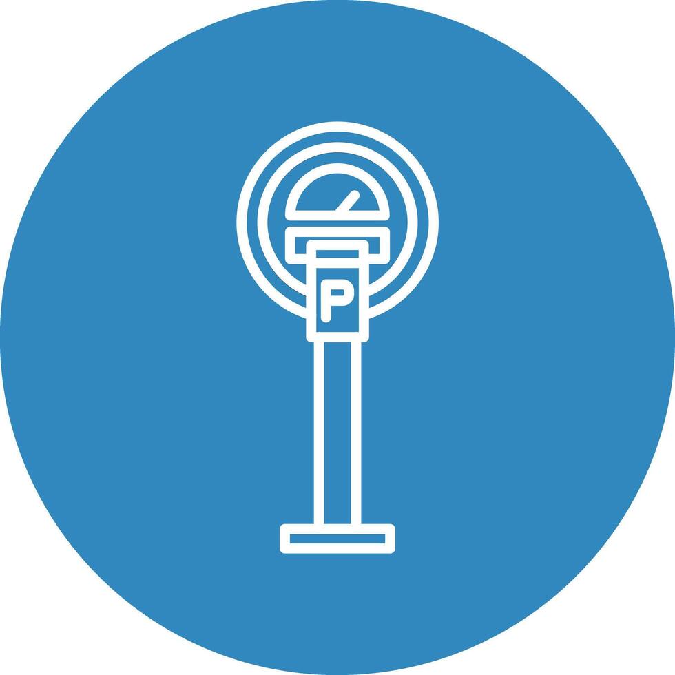 Parking Meter Illustration Icon vector