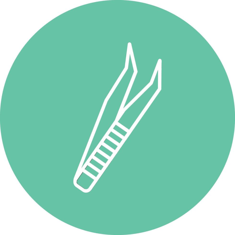 Tweezers Illustration Icon vector