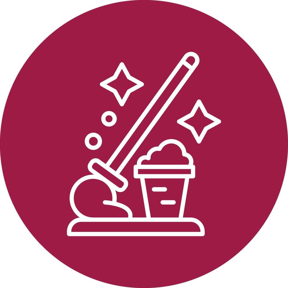 Cleaning Illustration Icon vector