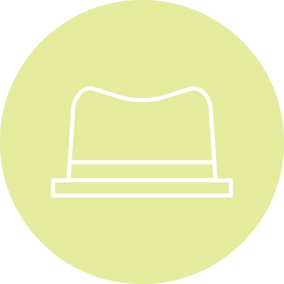Farming Hat Illustration Icon vector