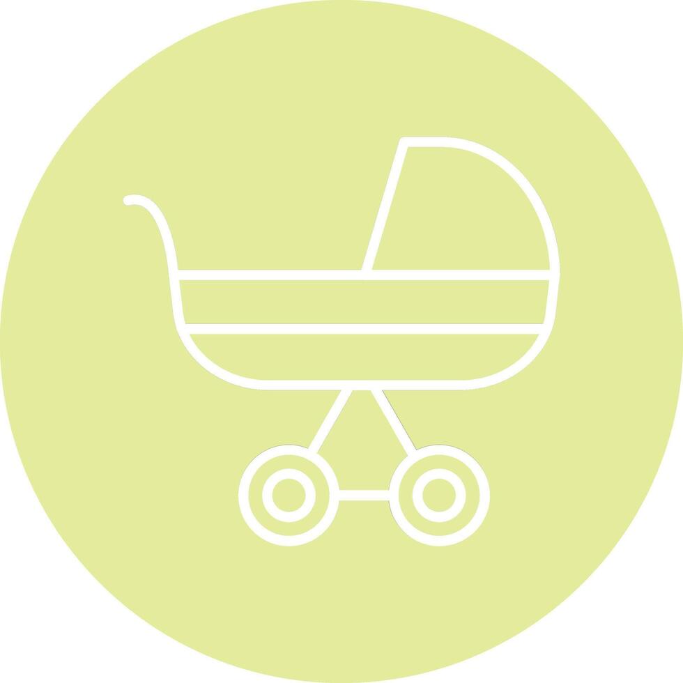 Stroller Illustration Icon vector