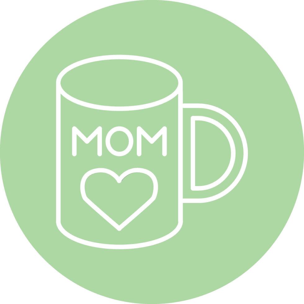 MOM Mug Illustration Icon vector