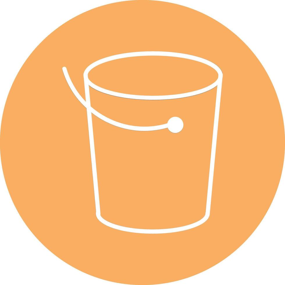 Bucket Illustration Icon vector