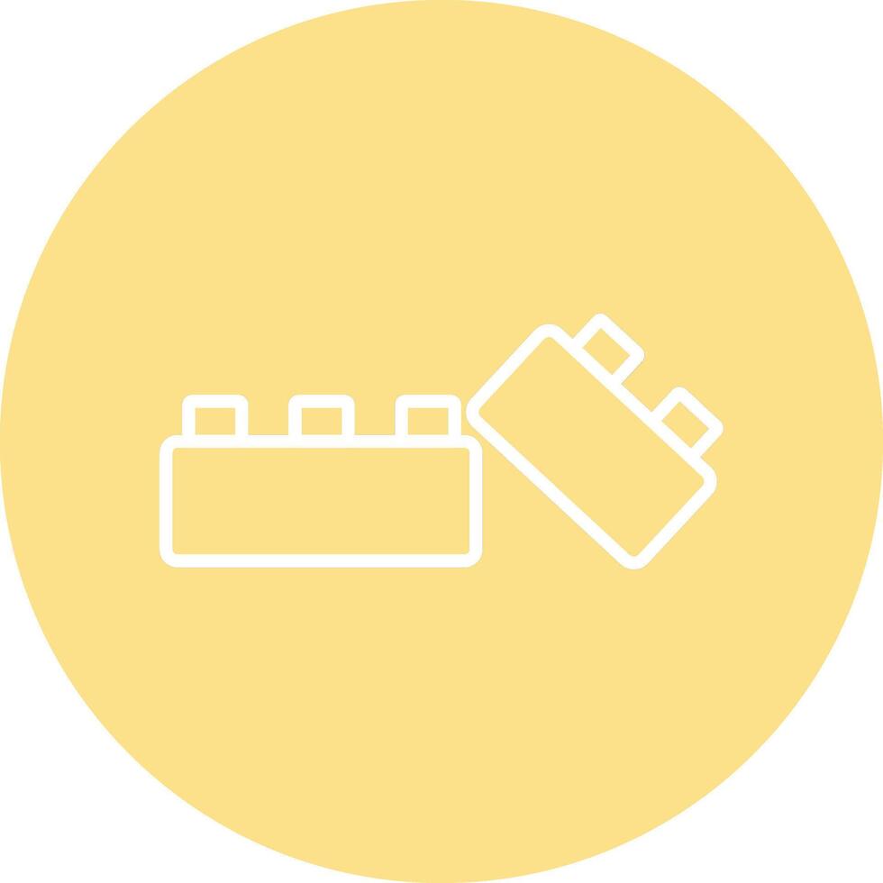 Bricks Toys Illustration Icon vector