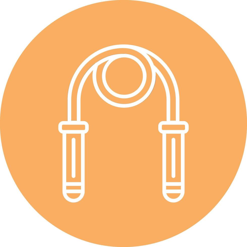 Skipping Rope Illustration Icon vector