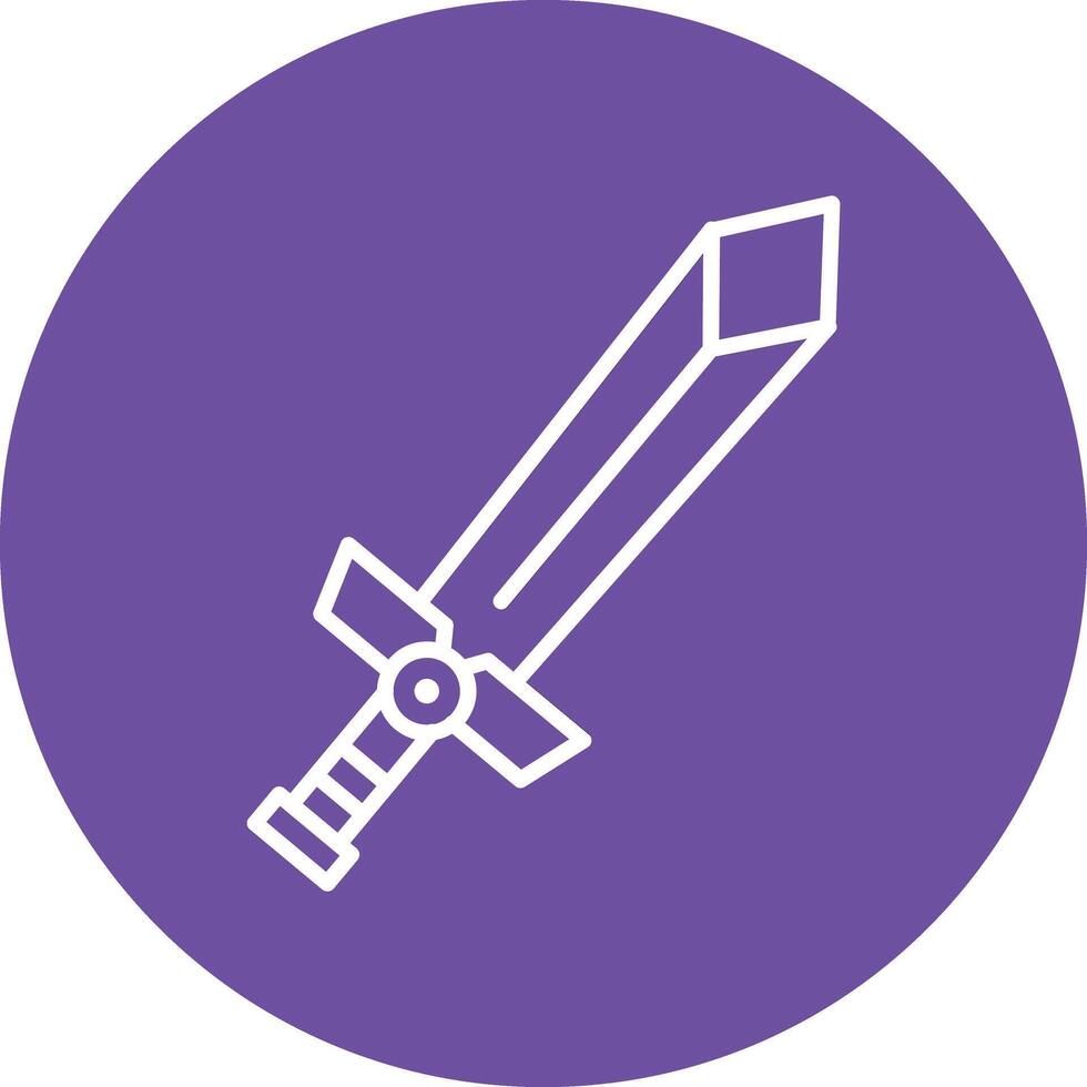 Sword Toy Illustration Icon vector