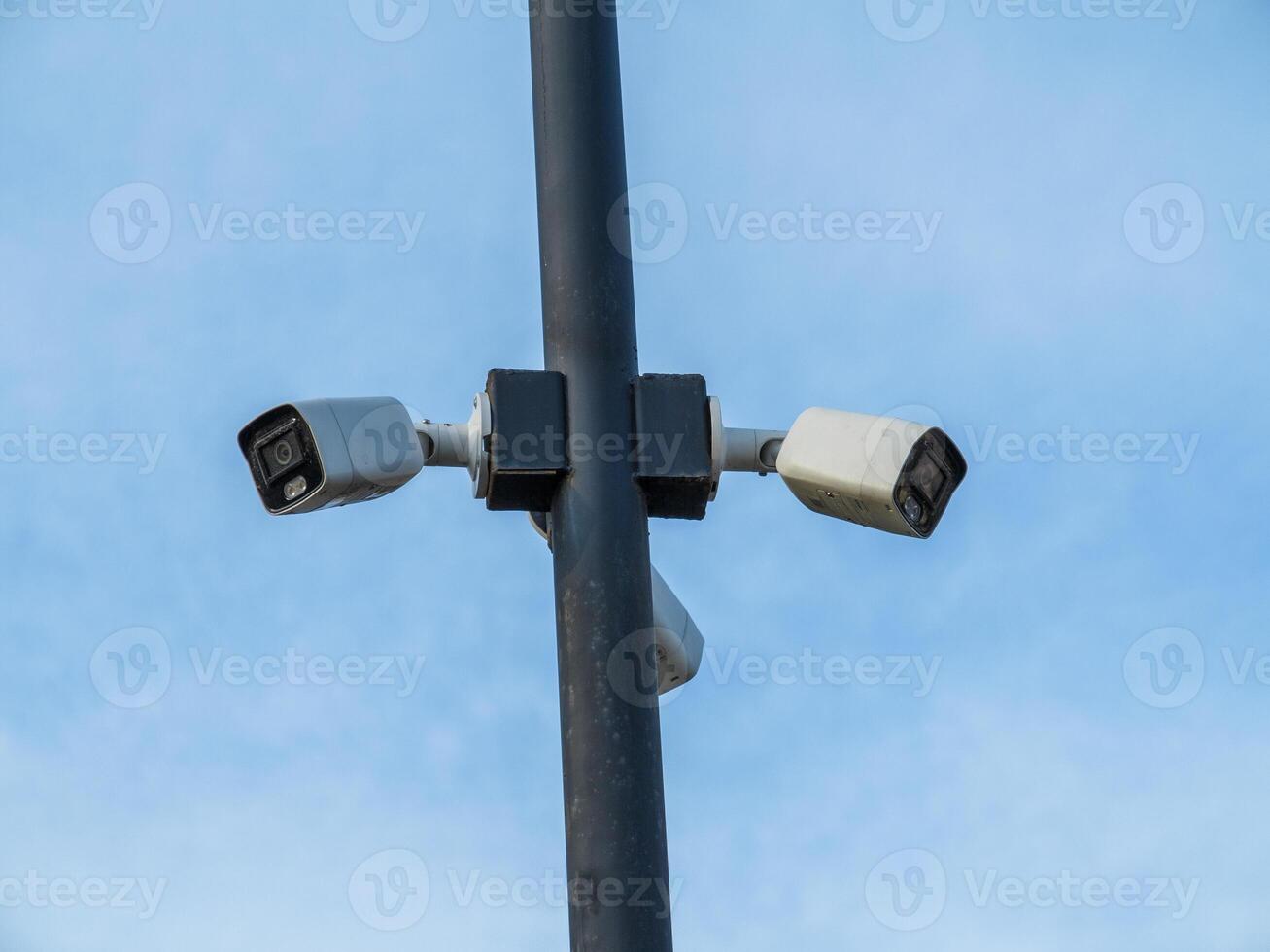 Surveillance camera equipment for security system and detection of violations of society, zone control photo