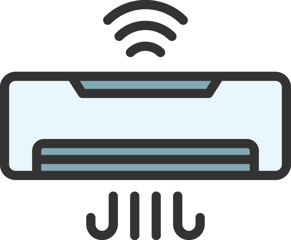 Air Conditioner icon image. Suitable for mobile apps, web apps and print media. vector