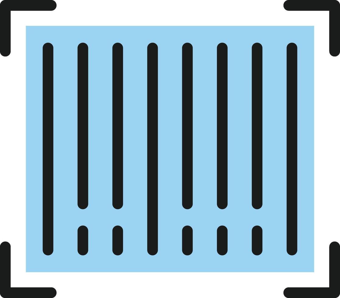 Barcode icon image. Suitable for mobile apps, web apps and print media. vector