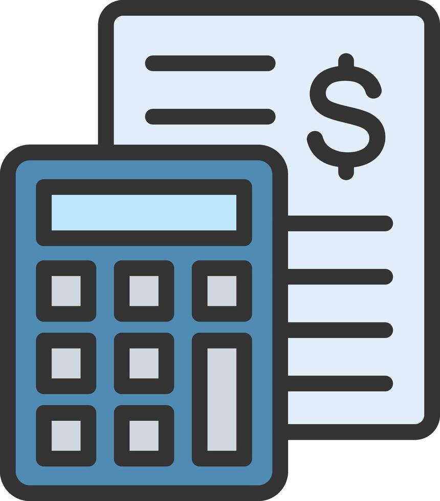 Budgeting icon image. Suitable for mobile apps, web apps and print media. vector