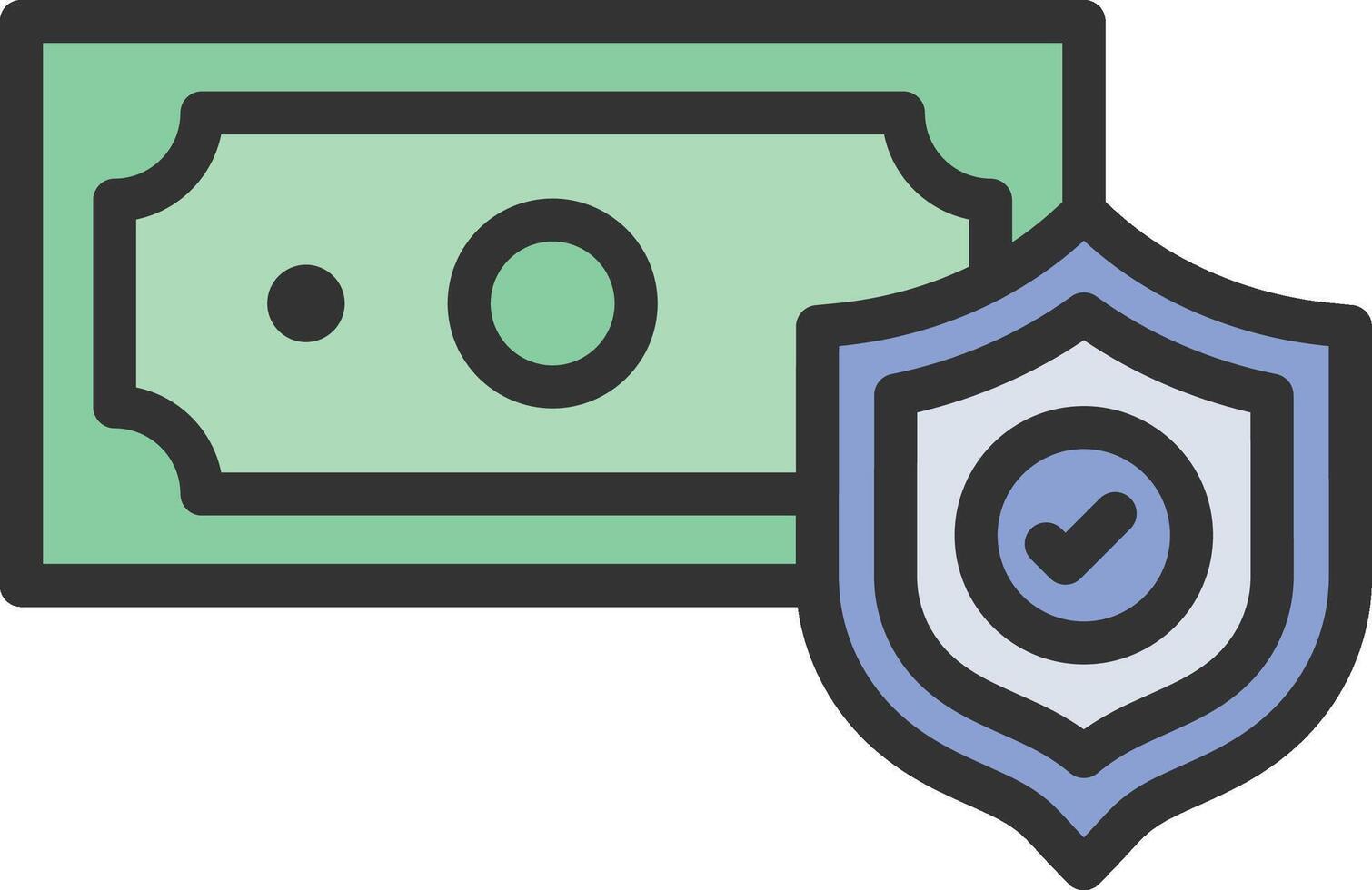 Cash Secured Financing icon image. Suitable for mobile apps, web apps and print media. vector