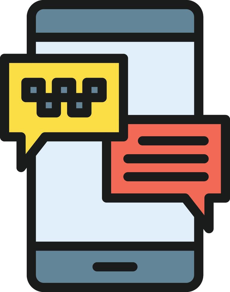 Chat icon image. Suitable for mobile apps, web apps and print media. vector