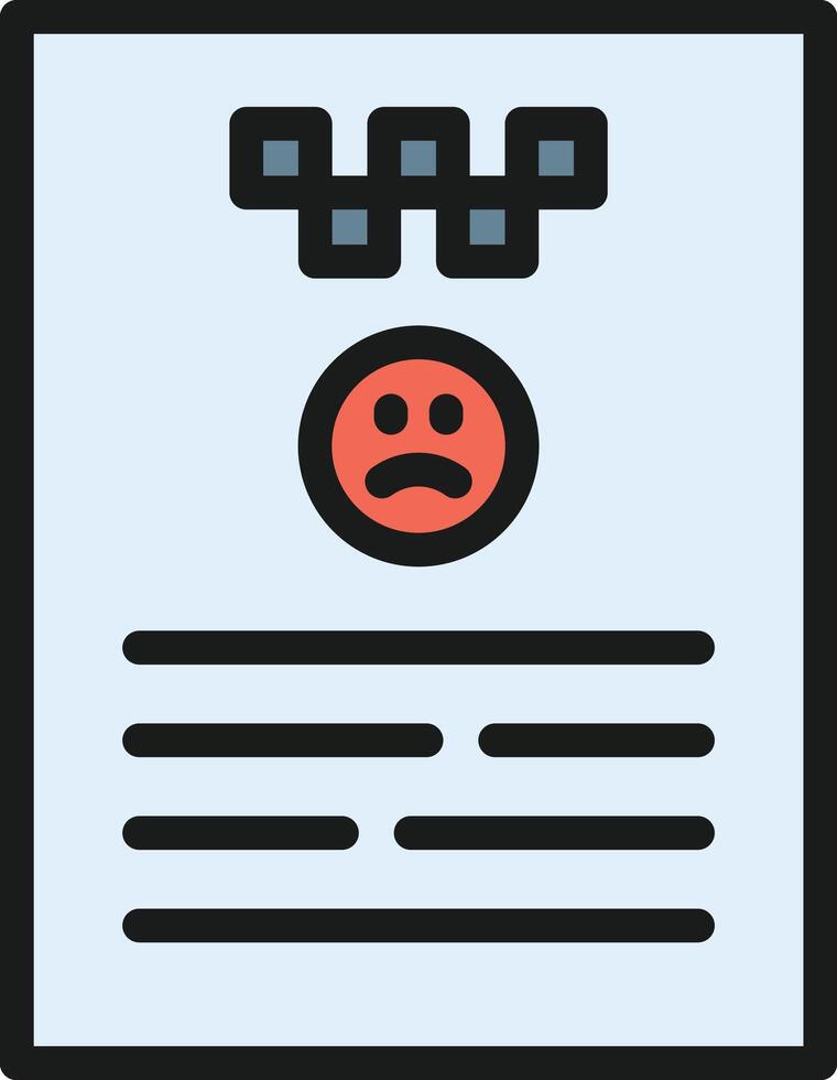 Complaint icon image. Suitable for mobile apps, web apps and print media. vector
