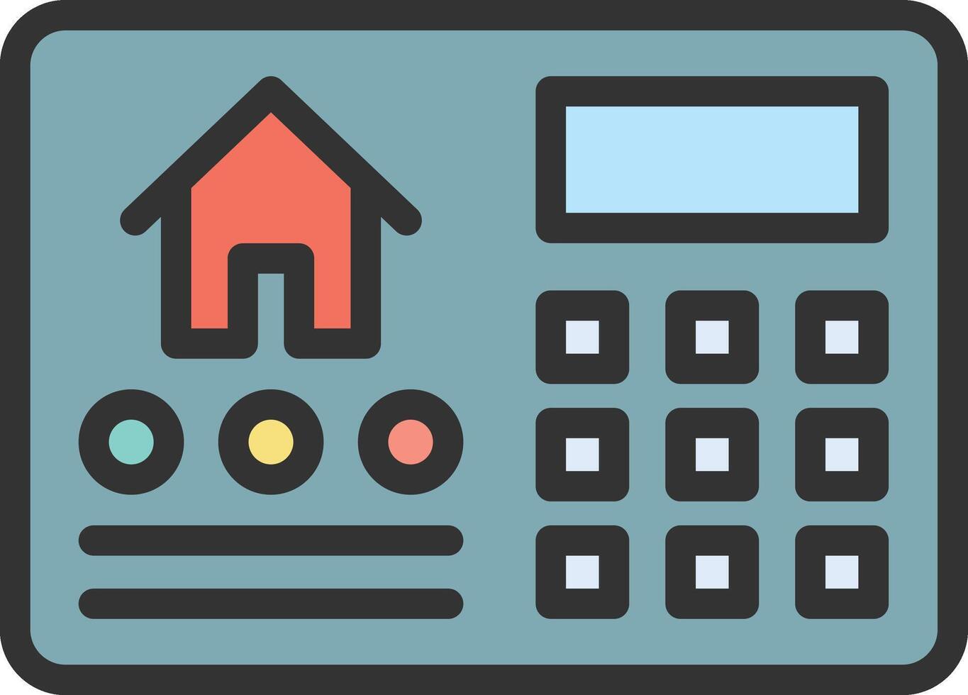 Control Panel icon image. Suitable for mobile apps, web apps and print media. vector