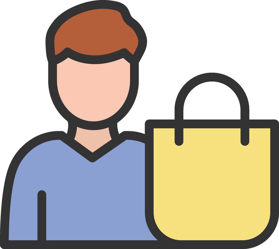 Customer icon image. Suitable for mobile apps, web apps and print media. vector