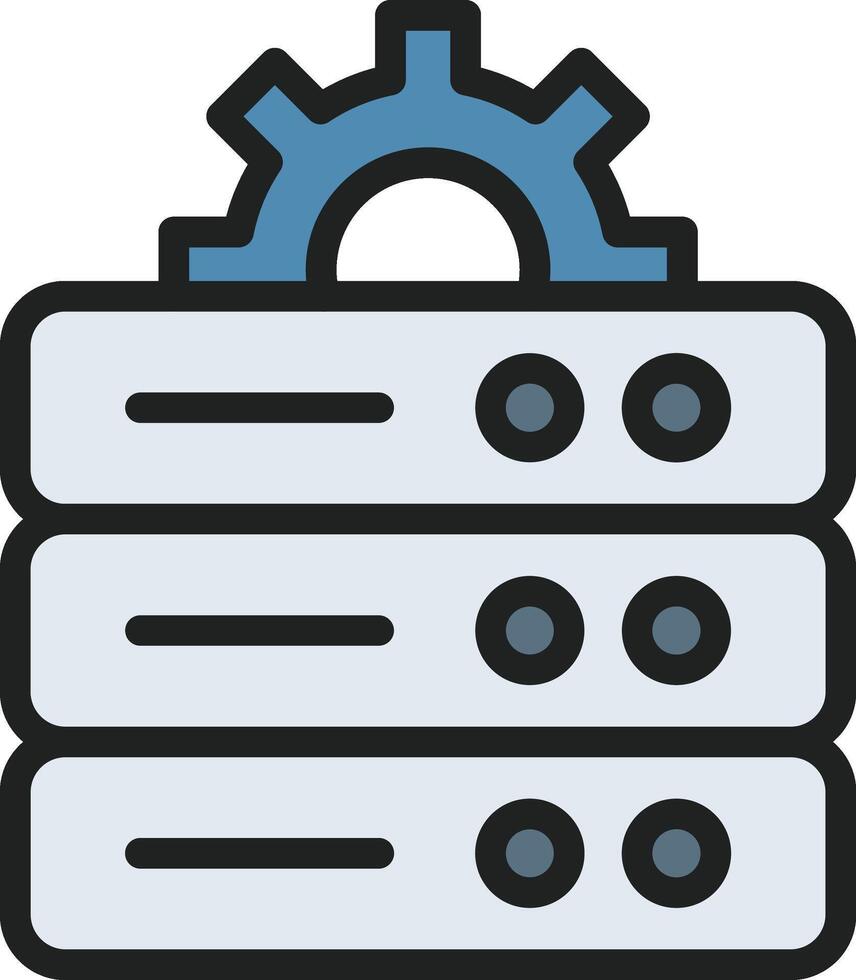 Database icon image. Suitable for mobile apps, web apps and print media. vector