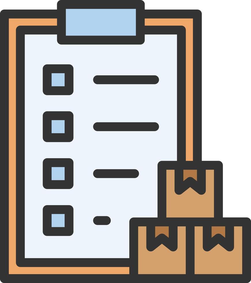 Delivery List icon image. Suitable for mobile apps, web apps and print media. vector