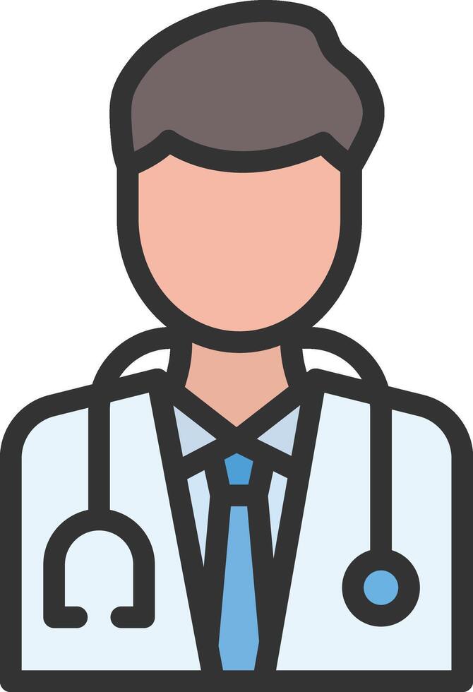 Doctor icon image. Suitable for mobile apps, web apps and print media. vector