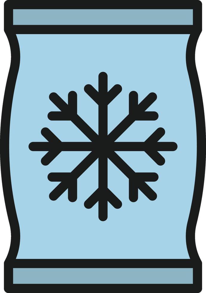 Frozen Food icon image. Suitable for mobile apps, web apps and print media. vector