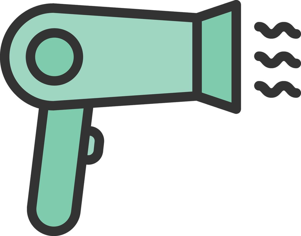 Hairdryer icon image. Suitable for mobile apps, web apps and print media. vector