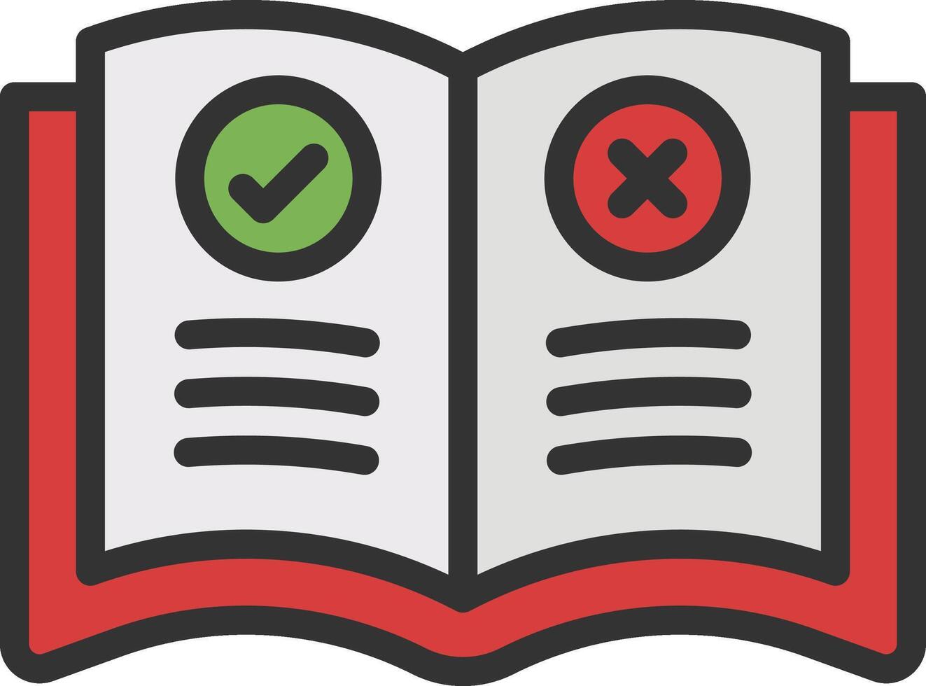 Guide Book icon image. Suitable for mobile apps, web apps and print media. vector