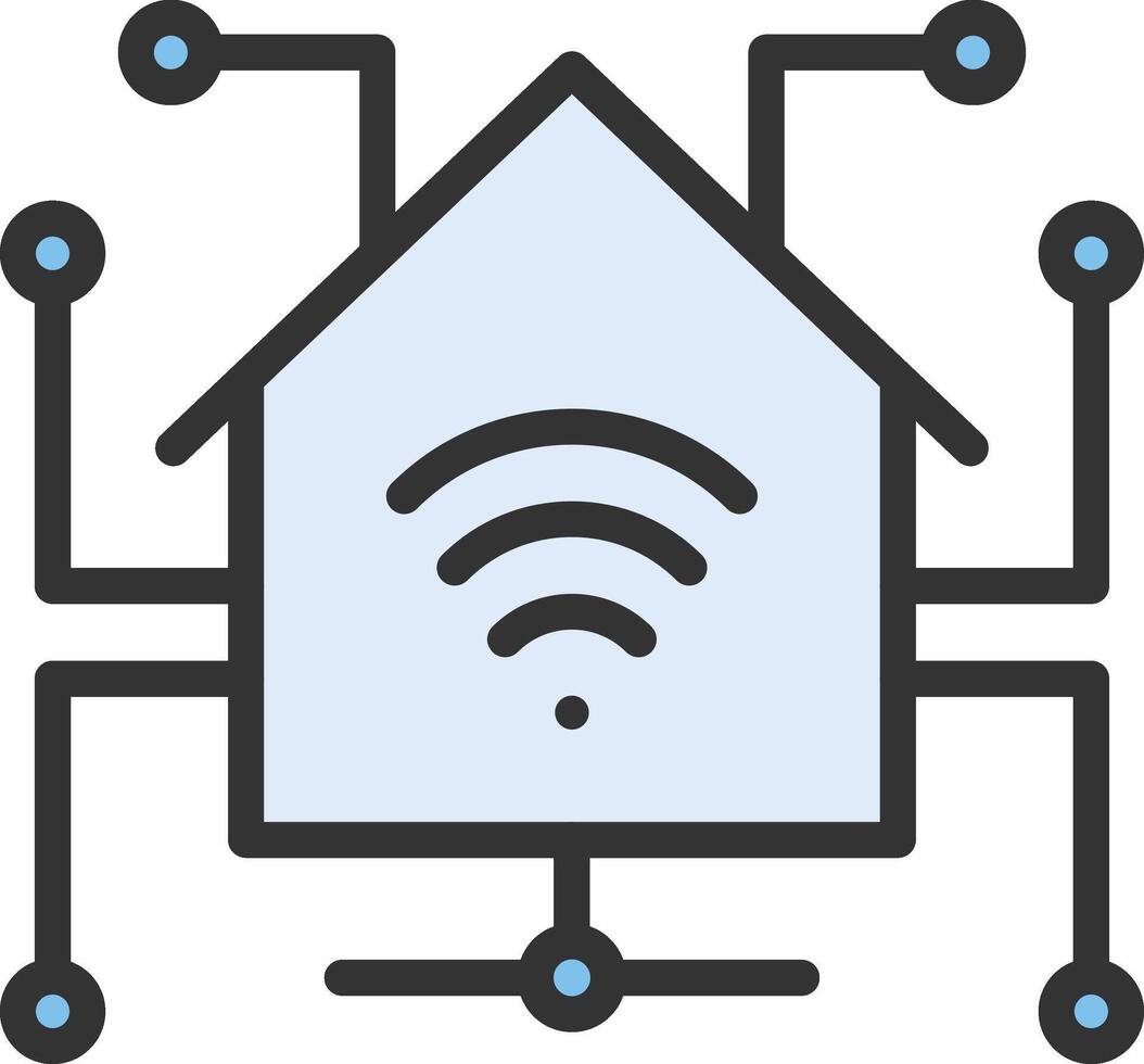 Home Automation icon image. Suitable for mobile apps, web apps and print media. vector