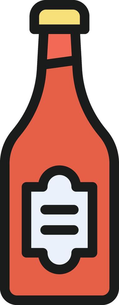 Ketchup icon image. Suitable for mobile apps, web apps and print media. vector
