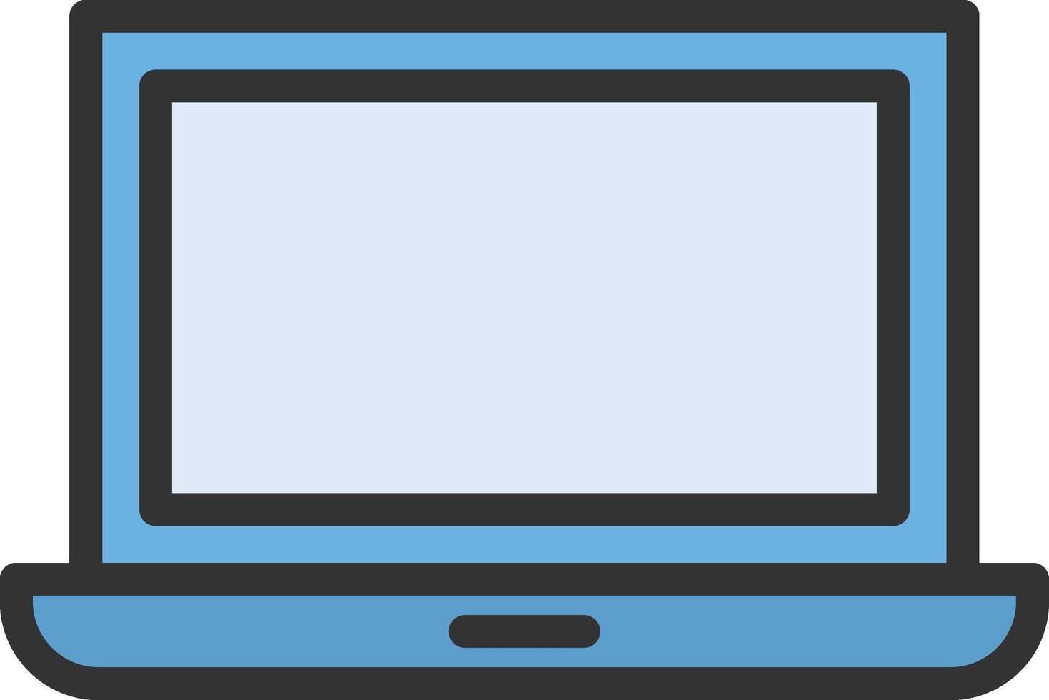 Laptop icon image. Suitable for mobile apps, web apps and print media. vector