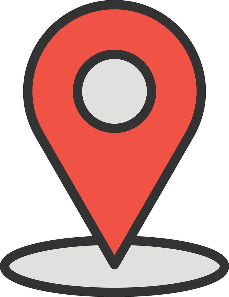 Location icon image. Suitable for mobile apps, web apps and print media. vector
