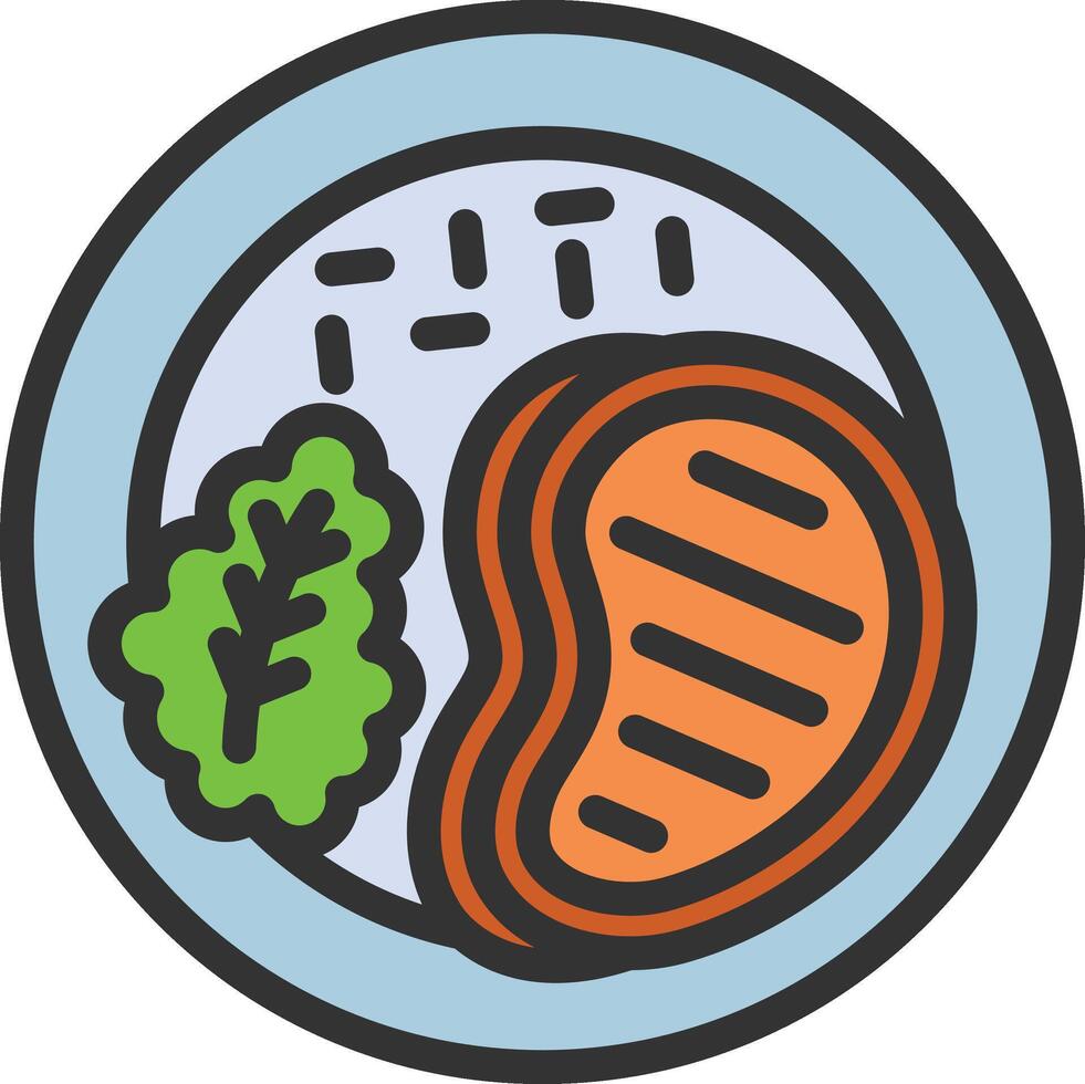 Meal icon image. Suitable for mobile apps, web apps and print media. vector
