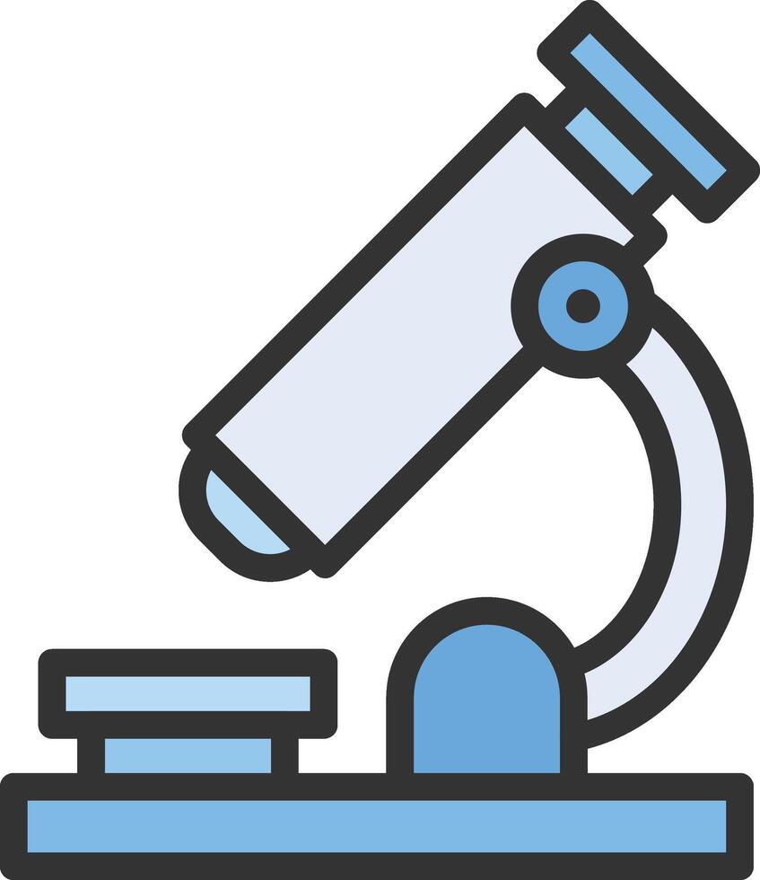 Microscope icon image. Suitable for mobile apps, web apps and print media. vector