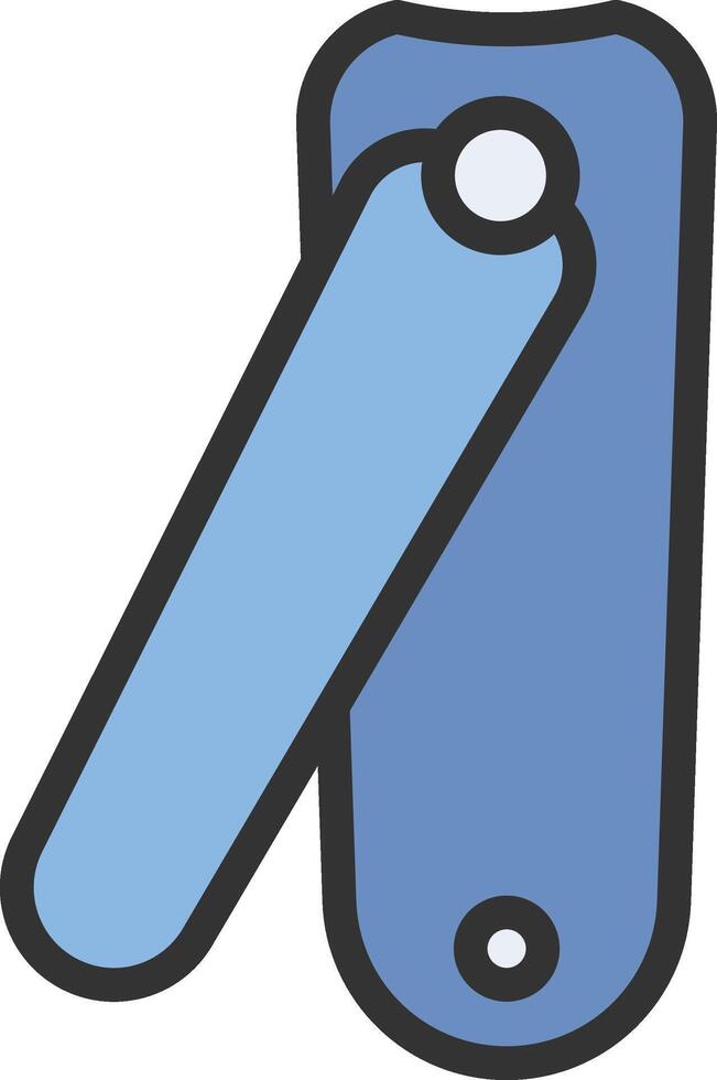 Nail Clipper icon image. Suitable for mobile apps, web apps and print media. vector