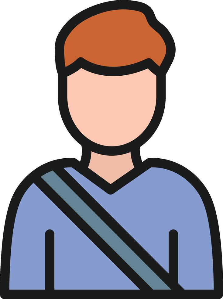 Passenger icon image. Suitable for mobile apps, web apps and print media. vector