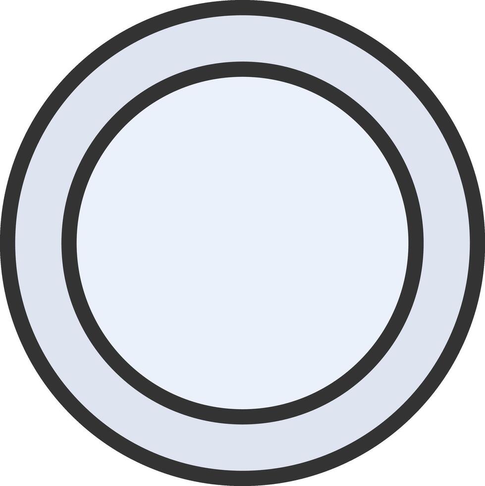 Plate icon image. Suitable for mobile apps, web apps and print media. vector