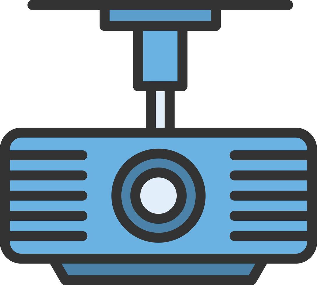 Projector icon image. Suitable for mobile apps, web apps and print media. vector