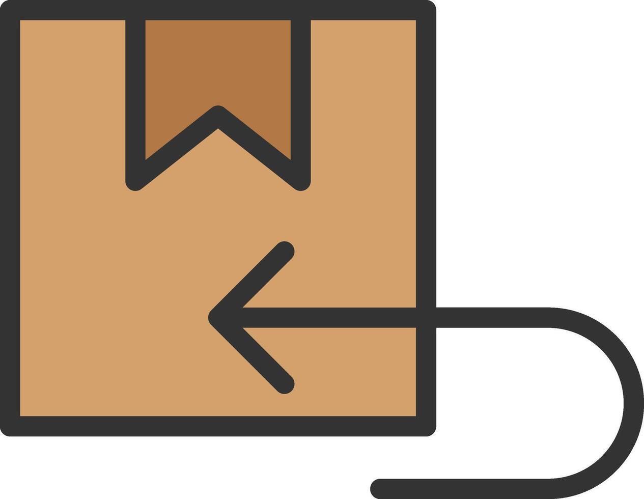 Return icon image. Suitable for mobile apps, web apps and print media. vector