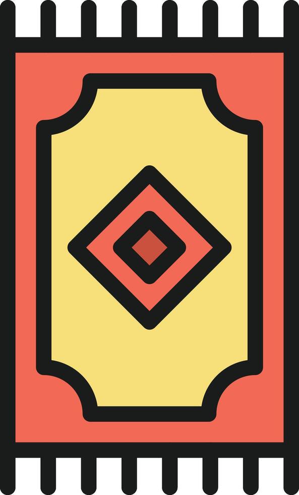 Rug icon image. Suitable for mobile apps, web apps and print media. vector